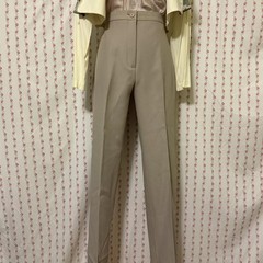 Vintage Barat Fashions High Waisted Beige Trouser Dress Pants size M