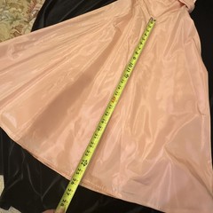 Harry Keiser Party Dress Cocktail Rose Pink Taffeta Vintage 1950s
