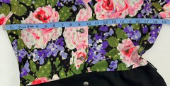 Vintage Elegant Miss Of California 1970s Floral Button Up Shirt Dress