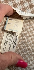 Vintage NEW 60’s~70’s Dickey Dickie Mock Turtleneck Checkered Womens Medium