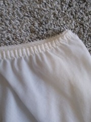 Vintage White Slip Skirt Lace Deena XS S