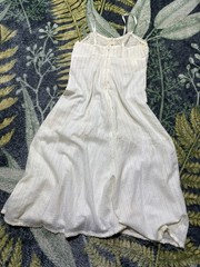 70s Jody California Y2K Midi Dress Lace Boho Cottagecore Size 13 Prairie