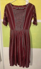 Vintage 1960s Toni Todd Cotton Day Dress Midcentury 60s