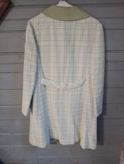Vintage Dress and Jacket Med/Lg 60s-70s Lime Green Polyester Blend