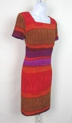 DRESS VTG 1960s 70s MOD DRESS BYER STUDIO OF CALIFORNIA SIZE 10