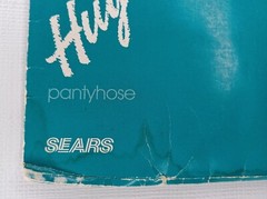 Sears Hug Alon Pantyhose Sandalfoot Tall Smoke New Vintage