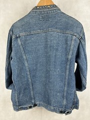 Vintage General Clothing Company LTD Blue Denim Studded Jacket Size M Womens