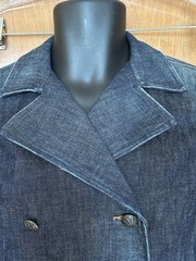 VTG Y2K Lauren Jeans Co Ralph Lauren Women’s Double Breasted Denim Jacket S *