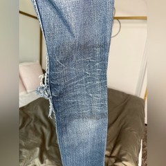 Levis 511 Skinny Blue Jeans Size 28×30 Distressed Red Tab Y2K Honeycomb 90s 200s
