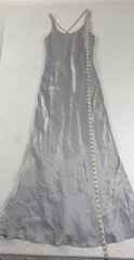 Jump 90s Y2k Vintage Purple Metallic Iridescent Formal Gown Maxi Dress Sz 5-6 S