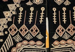 Black Velvet Mirror Work Embroidered Ethnic Vest Waistcoat New With Tags Boho