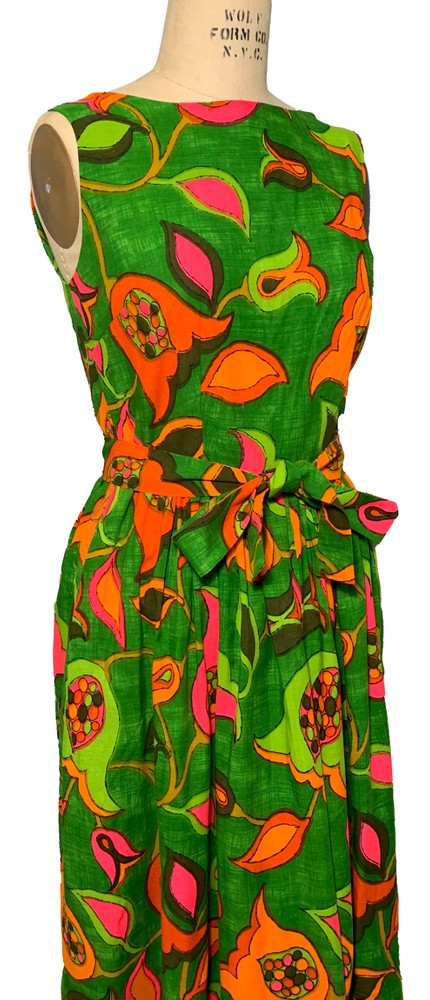 SUN FASHIONS of HAWAII Vintage Women’s Palazzo Pants Sleeveless Jumpsuit – Sz S