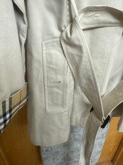 SMALL Vintage Burberrys Trench Coat Beige Nova Check Lining