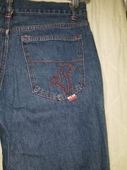 RARE F.B.I. Women’s Vintage Jeans wide bottom size 10
