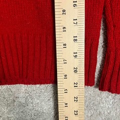 Vintage Lord & Taylor The Boys Shop Red Wool Blend Crewneck Sweater Size 16