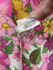 Vintage Mistee 60s 70s Caftan Kaftan Flower Power Roper Maxi Disco Mumu