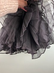 Partners Please! Malco Modes Square Dance Skirt & Blouse Size XL Black VTG