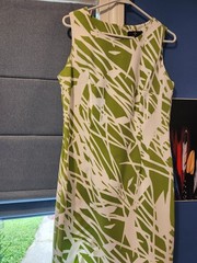 Vintage Ronni Nicole “Botanical” Pattern Mini Dress Womens Size 10