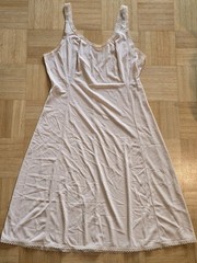 HOT: simple IMEC slip dress made in Italy, size 38 / I 42, nudo, NEW *VINTAGE