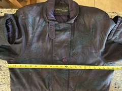 Vintage 90s Forecaster Womens XS Insulated Jacket Abstract Blue Purple City Camo