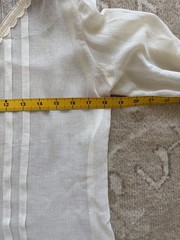 Vintage Gunne Sax Gunnies Jessica McClintok Cream Lace Blouse Prairie Floral