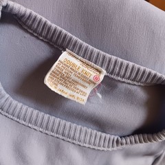 Vintage women’s Small T-shirt Top Double Knit Lilac Purple 1970’s Disco Japan