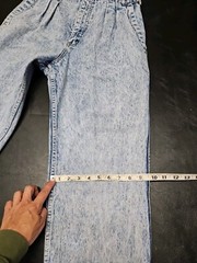 LAWMAN International Stone Wash High Waist Tapered Denim Mom Jeans Sz 14