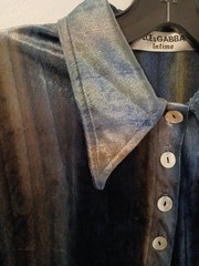 Vintage Womens Dolce Gabbana Intimo Long Sleeve Button Up Multicolor Shirt Size