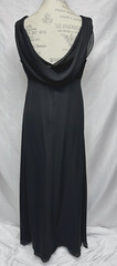 Vintage RHAPSODY Dress Women’s Sz 14 Maxi Black Formal Elegant Velvet + FREE 🎁