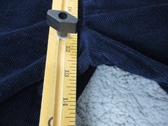 Vintage 70s Levis Womens Size 18 (32×33) Corduroy Navy Blue Flat Front