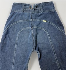 Vintage 1970s N’EST-CE-PAS? Bell Bottoms JEANS French 80s Detailed Denim RARE