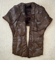 Mink Capelet Stole Dark Brown Vintage 50’s-60’s One Size Fits Most Gorgeous!
