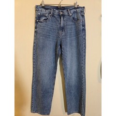 Aeropostale 90s Baggy Jeans Womens Medium Wash Blue Denim Relaxed Fit Size 10