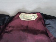 Vintage Hattie Carnegie Black Satin Beaded Evening Suit Jacket Size Small?