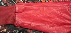 UNIQUE 80’s Michael Hoban North Beach – Long Leather Zipper Jacket – Size 9/10
