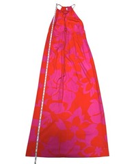 VNTG 70’s FUMI’S At WAIKIKI Floral Pattern Pink & Orange Maxi Dress Women’s XS/S