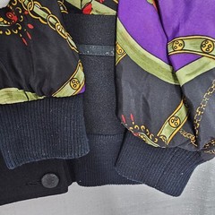 Women Vintage Chest Size 46 Inches Multicolor Woolblend Jacket