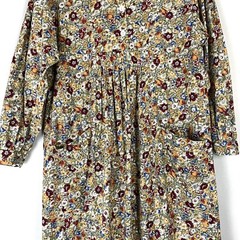 Vintage Ruth Norman Cottagecore Midi Dress Small Dainty Floral Lace Collar Boho