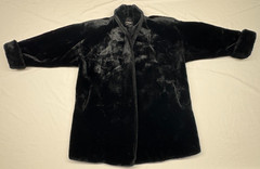 Donnybrook Vintage Black Faux Fur Coat Oversized Men’s 3XL 4XL Long