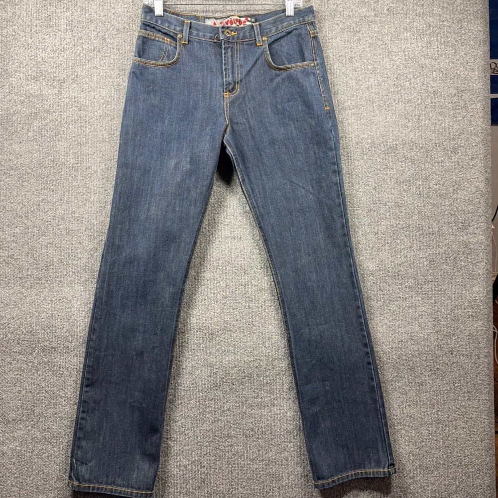 Vintage Volcom Stone Age Jeans 5 Y2K Skater Girl Made in the USA Rare Pink Tag