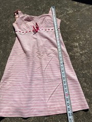 1950s 1960s Vintage Pink Hawaiian Floral Skirted Playsuit 1 Piece Swimsuit Dress