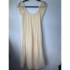 VTG Suzy Nylon Lingerie Nightgown Dress Layered 13 Medium Fairy Coquette