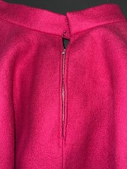 VINTAGE 1950’S FELT POODLE SKIRT Wool Capuchin Monkey Rare One Of A Kind Pink