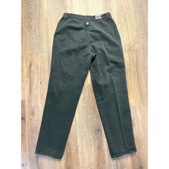 Vintage Authentic Rockies Jeans Black Denim Size 15/16 High Waist 17901 USA