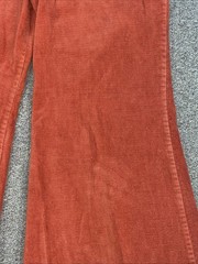 Vtg 60/70s RT Jr’s Red 15″ Bell Bottoms Snap/Button Waist