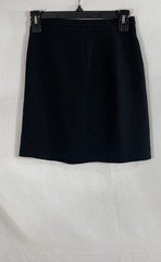 Vintage Y2K Bebe Women’s Black Mini Skirt Made in USA Side Zip Size 2