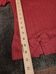 Vintage 2pc MCM Red Shimmer Top/ Skirt Retro Size 4/6 KENLEY Mad Men