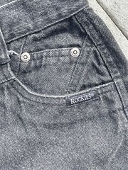 Vintage Rockies Jeans 1980s Black High Waisted Jeans Size 19/20 Inseam 38