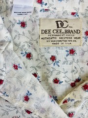 Vintage 70s Dee Cee Brand Floral Country Western Pearl Snap Rodeo Shirt S/M