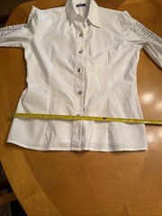 Vintage Brazil Roxx Women’s Western Long Sleeve Shirt Rhinestone Stud Medium